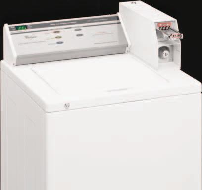 WHIRLPOOL BRAND COMMERCIAL WASHERS DIRECT DRIVE SYSTEM 27" heavy-duty commercial washers feature the Direct-Drive, No-Belt washing system for greater reliability, reduced down time and increased