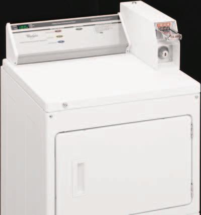 COMMERCIAL DRYERS Featuring EMS1000 Electronic Controls WHIRLPOOL BRAND COMMERCIAL DRYERS FRONT LOCK READY Factory installed lock blank provides a visual vandalism deterrent.