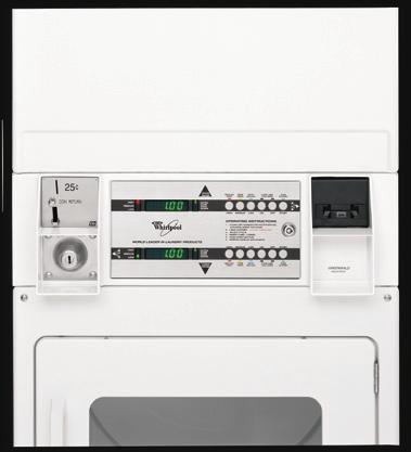 ADVANTECH COMMERCIAL STACK DRYERS WHIRLPOOL BRAND COMMERCIAL STACK DRYERS STACKED UNITS Stacked units let you double drying capacity in limited