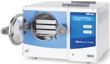 This autoclave is also fitted with automatic feed water quality monitoring and a settable pre-heating.