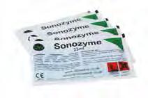 Sonozyme ULTRAWAVE Enzymatic detergent sachets for use in ultrasonic baths. Advanced disinfectant ensuring a safer cleaning process for both patient and operator.