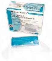 Latex-free. 3 ply fibre glass free filter media surrounded by soft non-irritating gum. BFE 98%.