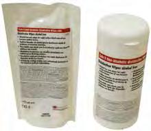 Tub x 75 9006138 *9006138* Refill Wipes x 75 plus Disinfection Concentrate 250ml 9006139 *9006139* EXPERT Microbiological Effectiveness/ Contact Times: Bacteria (incl.