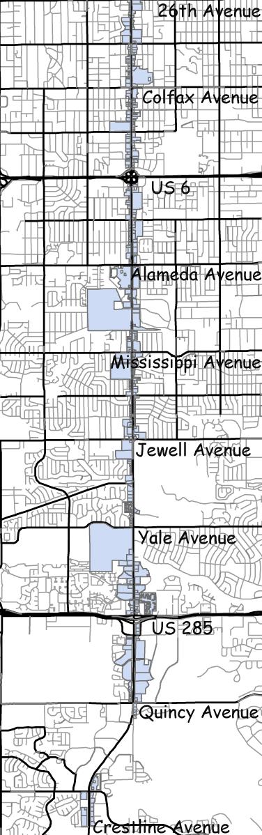 - - Wadsworth Boulevard Corridor Plan Spring 2008 Survey Summary North of Yale Survey Results In 1997, the City of Lakewood adopted the Wadsworth Boulevard Strategic Plan as an amendment to the City