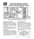 Stacked Washer Dryer Installation Aj Madison Read online stacked washer dryer installation instructions aj madison now