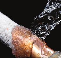 XL-Trace systems can add a precise level of heat to prevent water pipes from freezing.
