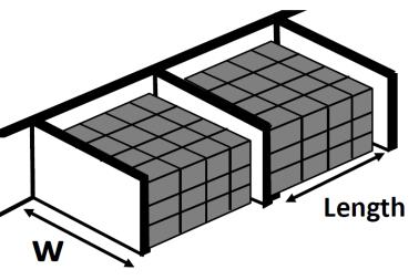 Max stack width (w) = 10 metres Heat does not only travel horizontally.