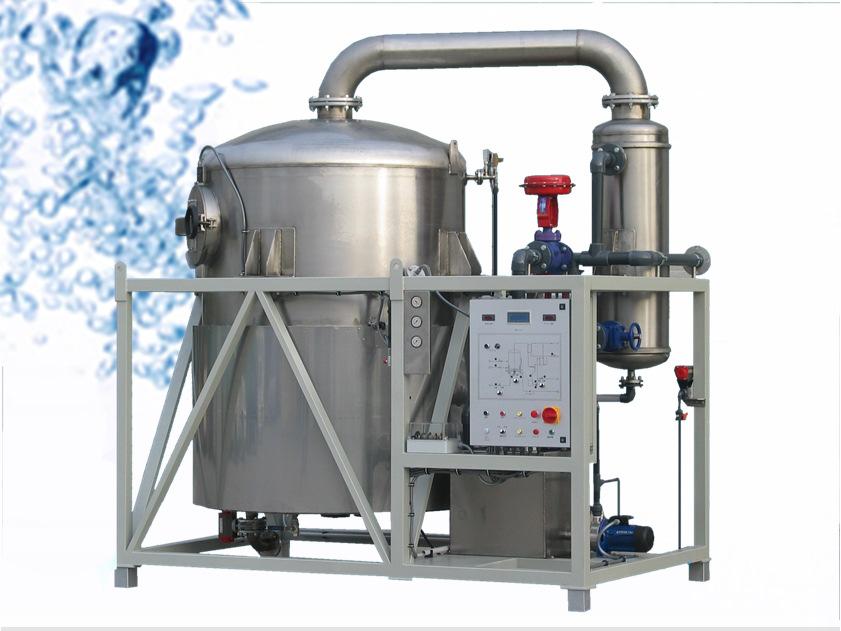 Evaporators are completely automatic with microprocessor control for continuous SAFE AND EASY TO
