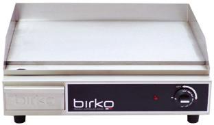 Birko Griddle Hot Plate Heavy duty polished steel plate for commercial kitchens.
