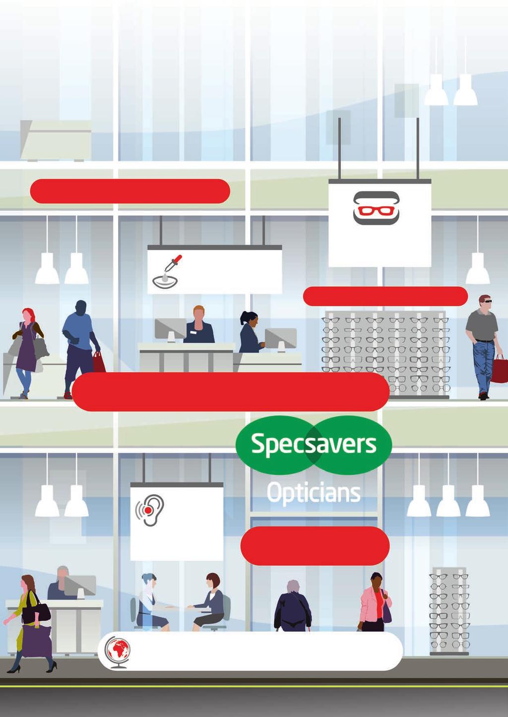 At a glance: SPECSAVERS AND STANDARDS SPECSAVERS HAS: 31 million customers Sold 374 million contact lenses Sold 17.