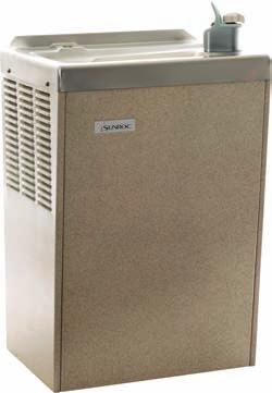 On-A-Wall Coolers NSF Certified Models: NSWD8, NSWDLR and CSWDLR Durable, economical coolers supply 4, 8 or 14 gallons of chilled drinking water per hour.
