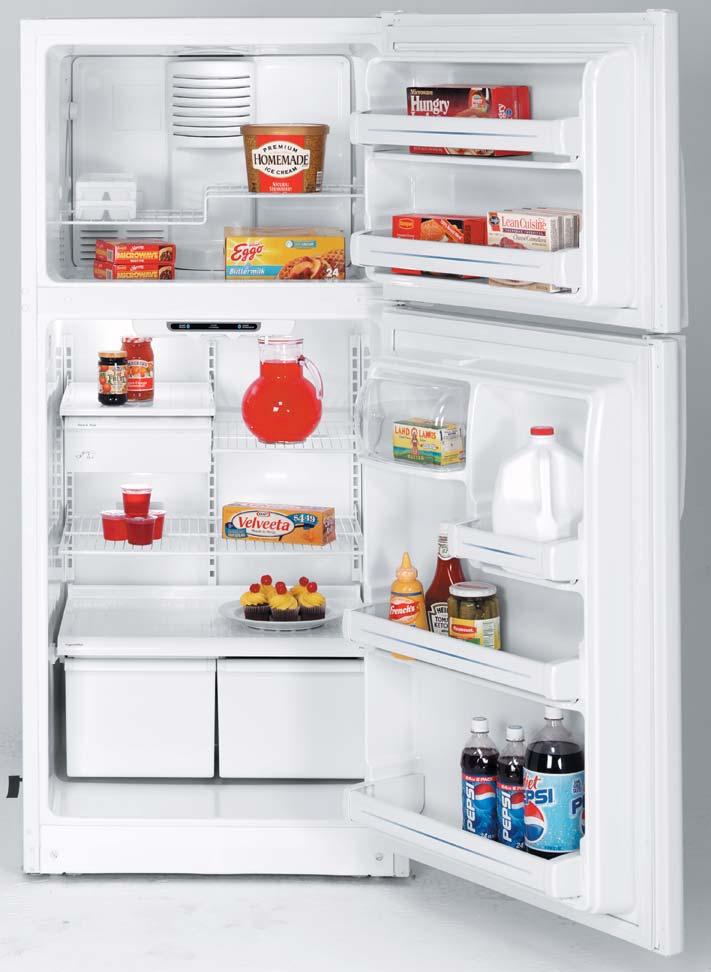 Top-freezer refrigerators. Rethought. Reinvented. Revolutionized.