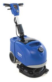 Autoscrubbers www.clarkeus.com MA10 12E The Clarke MA10 s convenient, easy-to-use features make it perfect for cleaning small, high-traffic spaces quickly and effectively.