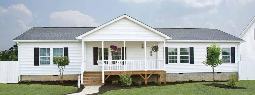 Other Great Options Available: - 15 Raised Panel Shutters - Carbon Monoxide Detector - Door Bell - Extra Exterior and Interior Receptacles - Extra Exterior Faucets - Sunroom on Select Models - Washer