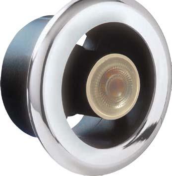 LED Showerlite Range Domestic Range LEDSLKTC/IWLEDSLKTC Our 100mm Part L compliant shower light fan now comes with an