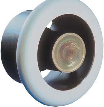 The Manrose LED Showerlite is a distinctive shower light which is incorporated into a circular diffuser, suitable for