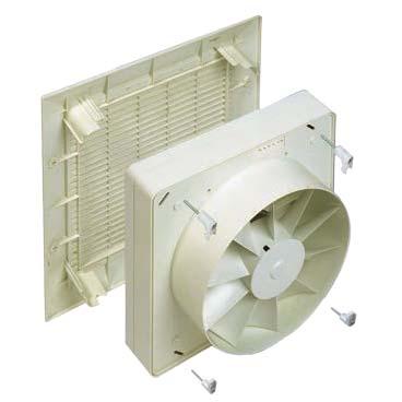 Commercial Series Wall Fans Commercial Range COMT/TK150/230/300 The commercial series of built-in wall fans has been designed for flush fitting into external walls, fitting through most wall