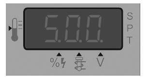 is displayed in Celsius Mode Indicator LEDs SOFT - Soft Start Up/down keys For adjustment of setpoint/