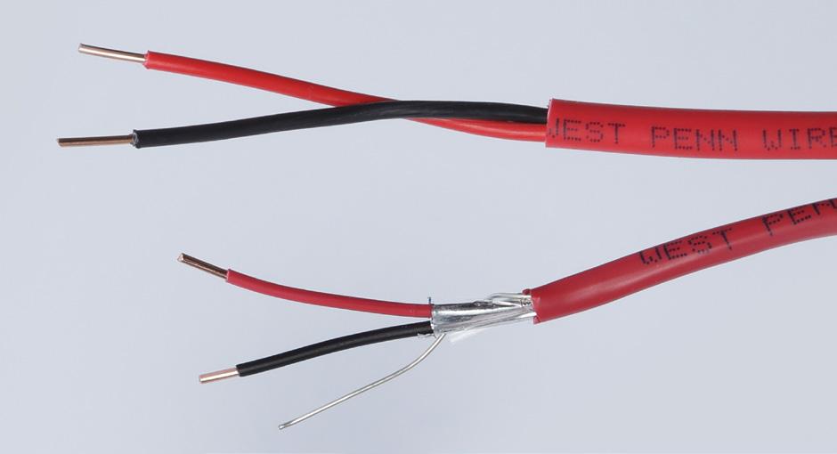 Conventional FA Cables Conductor: Shall not be smaller than a 26 AWG Single conductor are smaller than 16 AWG Solid or stranded conductor Insulation: FPLR: PVC or polypropylene insulation FPLP