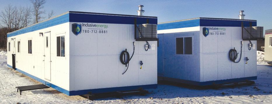 Accommodation / Office Trailers Inclusive Energy carries all sizes of wellsite