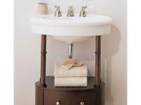 rounded Pedestal tub- Does not have claw feet like the styles above, instead it rest on a pedestal.