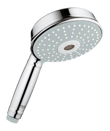 between ceiling and shower head Includes escutcheon plate Chrome Hand shower 3 sprays