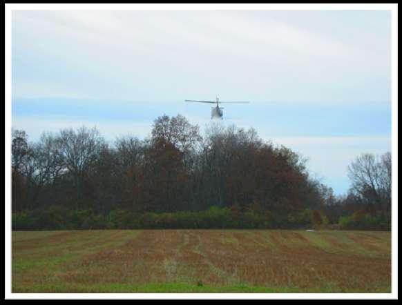 10 Aerial Spraying Treatment timeframe: Late fall (typically the last two weeks in October and the month of November) Equipment needed: Fixed-wing aircraft or helicopter Estimated cost/acre:
