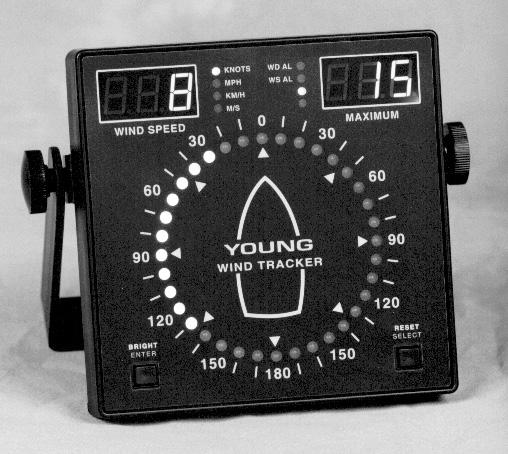 MODEL 06206 MARINE WIND TRACKER INTRODUCTION The YOUNG Model 06206 Marine Wind Tracker is a compact wind speed and wind direction display.