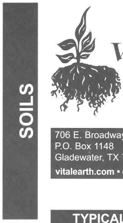 VitalEarth SHRUB MIX Gladewater, TX 75647 Fax (903) 845-22/?2.5-1.
