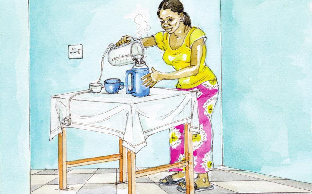 4 Electric Kettles / Water Heaters Use the electric kettle to boil small quantities of water, not the electric cooker.