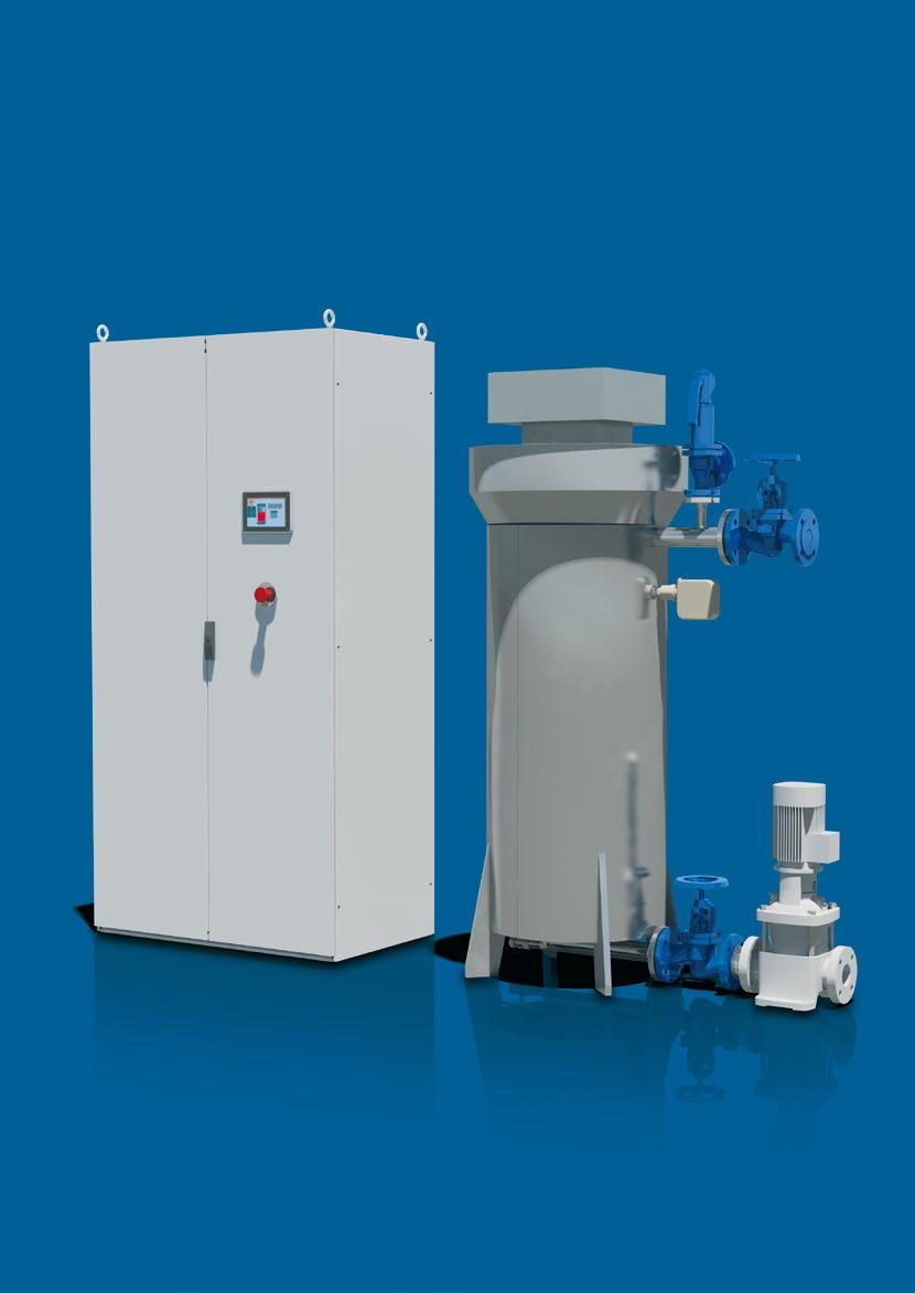 PARAT ECS Electrical Circulation Steam Boiler Optimized for retrofitting to existing steam boilers Alternative to MGO firing of aux boiler Modular design Turnkey solution Can be installed during