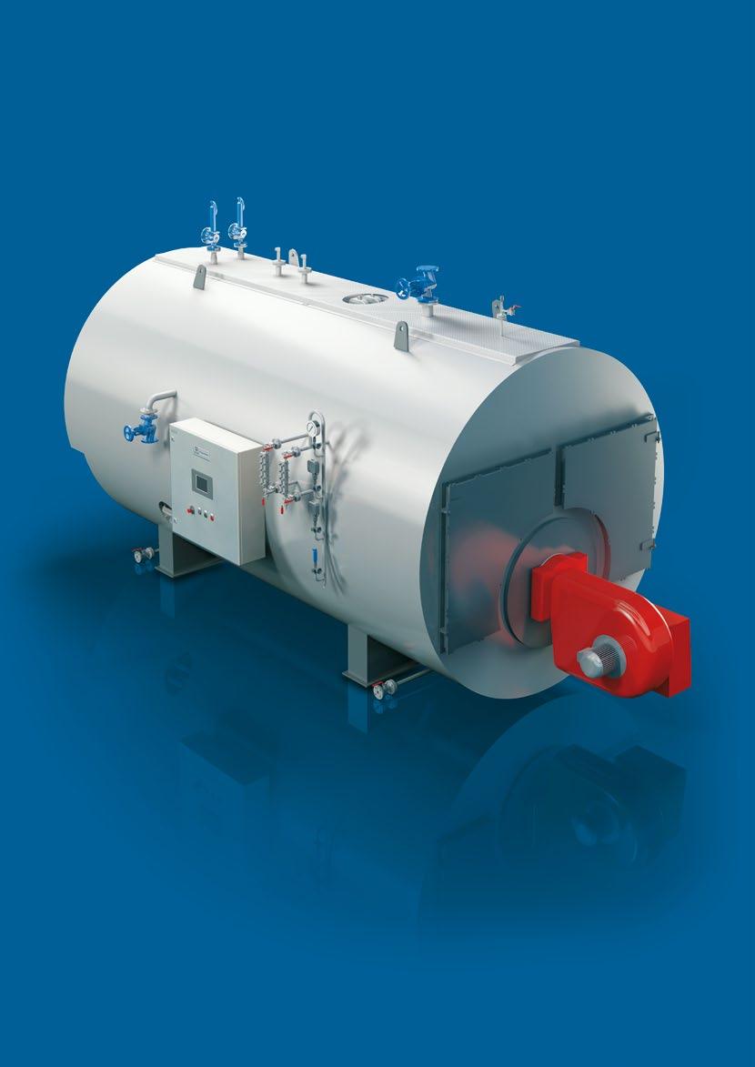 PARAT MSH Smoke Tube Boiler Horizontal design Stable pressure Pre-assembled, delivered as a compact unit Easy maintenance Capacity up to 20 t/h Approved by DNV, LRS, BV, ABS, etc Available with ASME