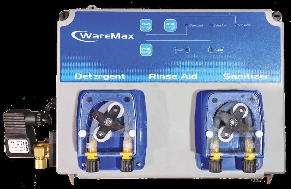 Detergent Pump Flow rate max. 4.7 oz/min Pressure max.