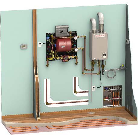 Master Zoning by Actuator Panel utilizes primary/secondary plumbing just like the one zone panels.