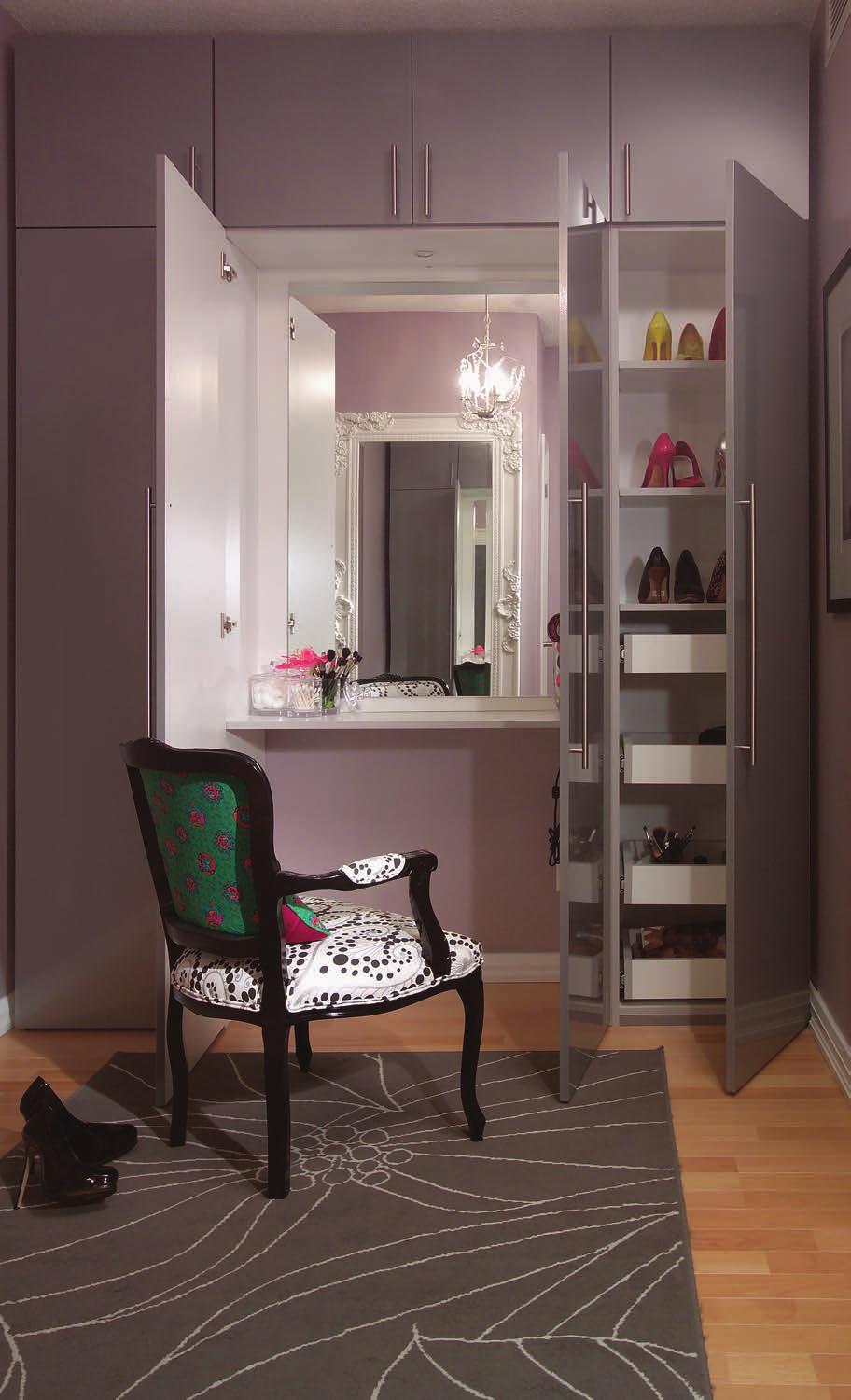 NICHE home USING MIRRORS HELPS A ROOM LOOK LARGER When it comes to painting the best thing to do is paint the back of the shelving unit or a recess in the room a warm darker colour and paint the rest