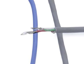 Cable // Model 4W-NIS 4W-NIS MODEL Four-wire non-intrinsically safe design with dry contact switching for non-classified