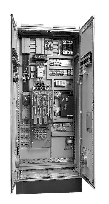 0 CONTROL EQUIPMENT CONTROL CABINETS Most heating units are supplied by us together with a total control system.