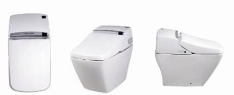EuroZen Design & Size A Digital Toilet with European-styled Square Design - World s first square toilet seat using ergonomic design - Digital toilet / built-in bidet with a tankless