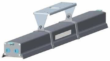 Industrial Applications Linear DuroSite LED End-to-End Linear Fixture - CE Mounting Options DuroSite Swivel Mount (4).34 x.67 THRU 2X R (4).