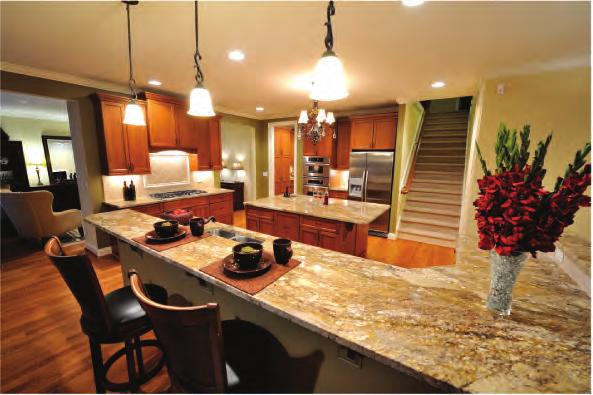 Visual Impact Before you begin, consider the size and scope of the room. The cabinets in most kitchens take up a great amount of space, as much as 75 percent of the area, depending on the style.