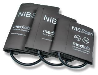 Do only use NIBP accessories that have been approved by MIPM. (see section 8 Accessories) Connect the NIBP tube to the Tesla M3 at the connector shown in the picture.