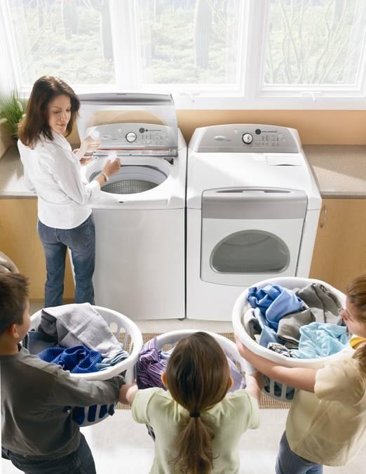 Whirlpool brand laundry launch continues Cabrio washer-and-dryer handles the equivalent of three laundry baskets in a single load and significantly reduces dry time through a