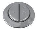 50) Compatible Products Cotto Cisterns R&T - 38mm Button Chrome