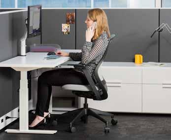 Category 2 Freestanding Height Adjustable Desk/Table Products Setting the Tone for a Healthy Workplace Tone Height-Adjustable Tables offer personalized solutions for the workspaces, providing the