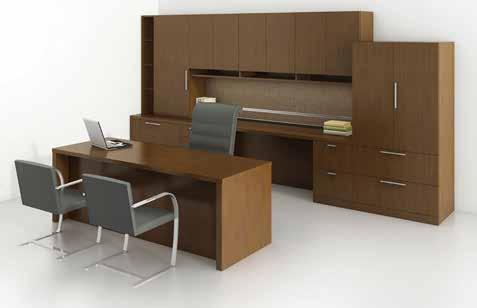 Category 4 Wood Veneer Freestanding Products PROGRAMMATIC PLANNING FOR THE WHOLE OFFICE Borrowing from the functionalist vision of the modernist masters, Reff Profiles TM delivers a progressive and