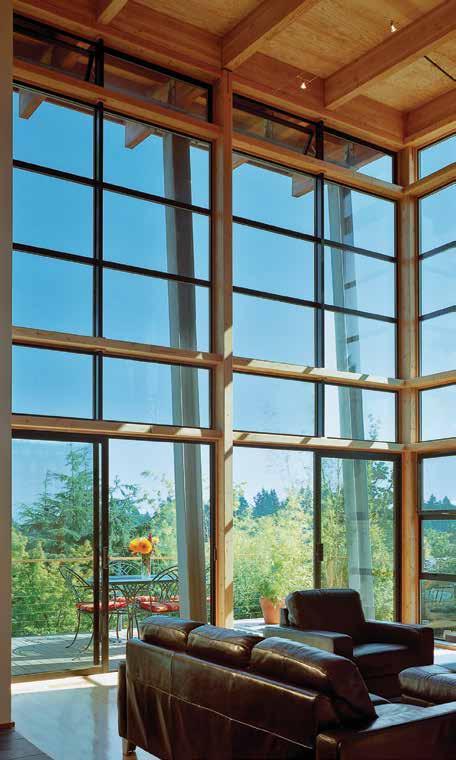Picture Windows Like the art on the walls, picture windows are the frame for your view.