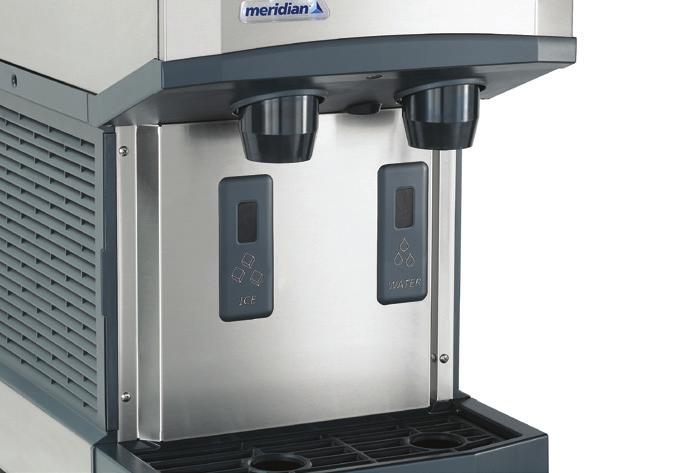 BETTER DISPENSING With best-in-class technology powered by infrared sensors that intuitively sense start and duration, Meridian models feature an enlarged dispensing envelope and offset spouts to