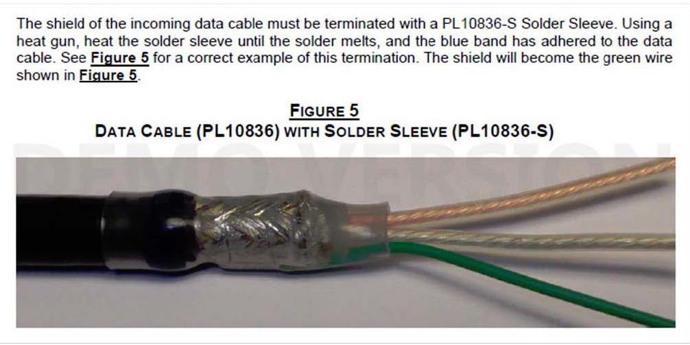 POINT OBSTRUCTION CONTROLLER DATA CABLE A data cable is REQUIRED for any system with PFB beacons. It is not required for low intensity POL only systems.