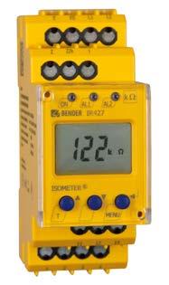 ISOMETER IR427 + MK7 Insulation-, load- and temperature monitoring device The ISOMETER of the IR427 series is designed to monitor the insulation resistance of AC circuits (medical IT systems).
