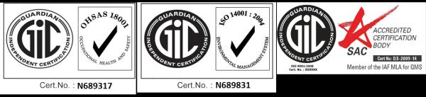 Accreditations ISO/BizSafe Certifications Certified BizSafe Star by Ministry of Manpower ISO 9001:2008 Quality Management System ISO 14001:2004 Environmental